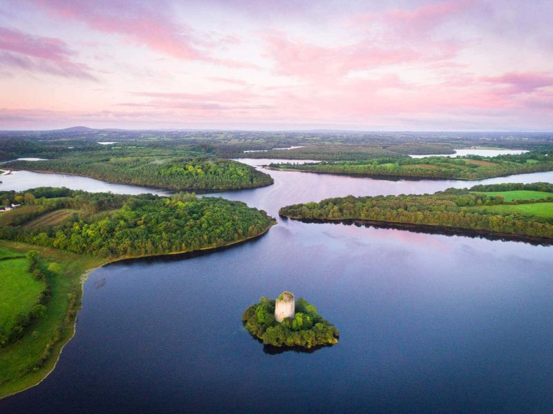 Glampsites in County Cavan - Cloughoughter Castle and Surroundings