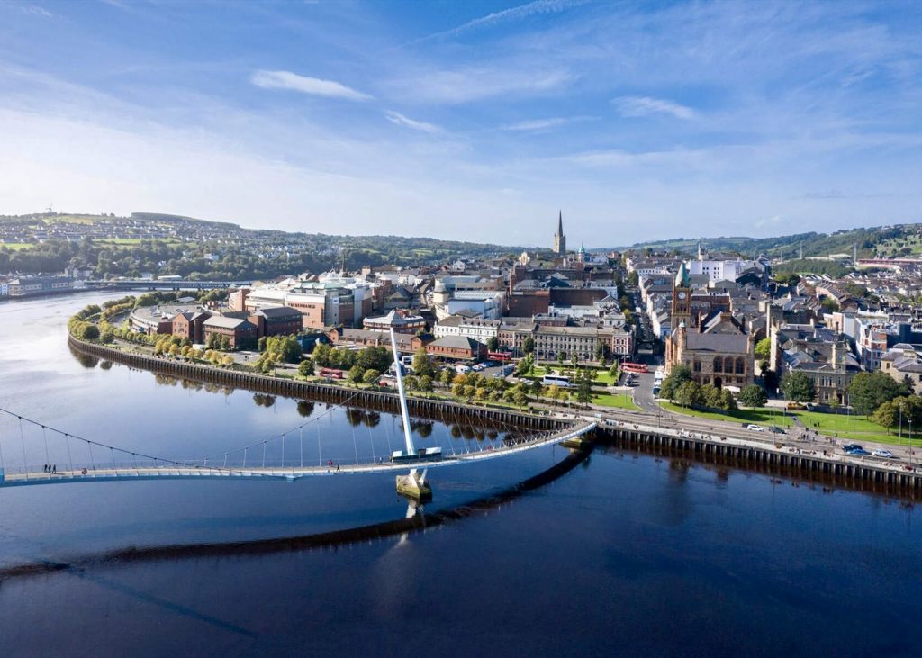 Glampsites in County Derry/Londonderry - The Peace Bridge - blog