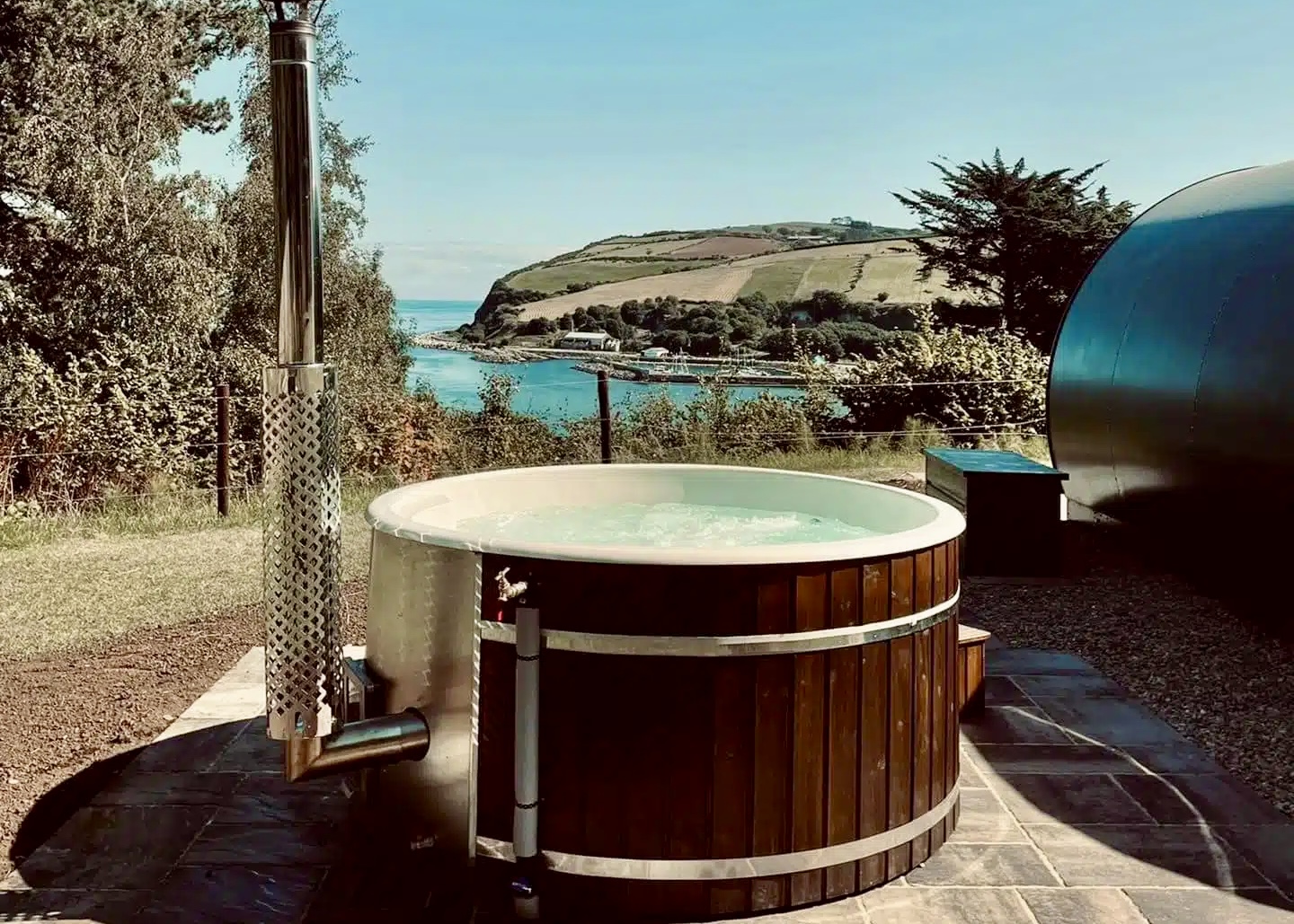 Ocean View Pod with Wood Fired Hot Tub