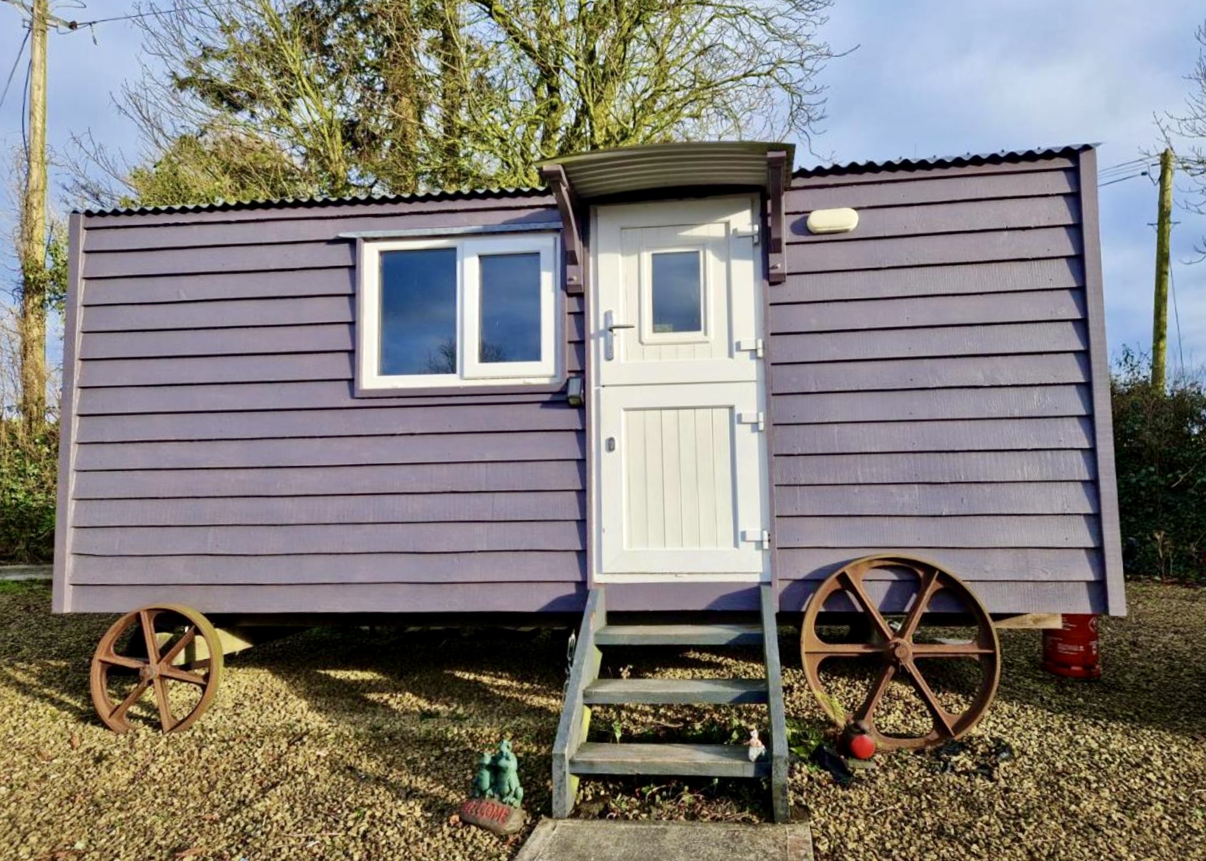 Purple Shepherd’s Hut